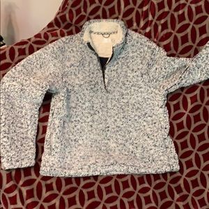 Time and Tru L (12-14) Navy Pullover w/pockets